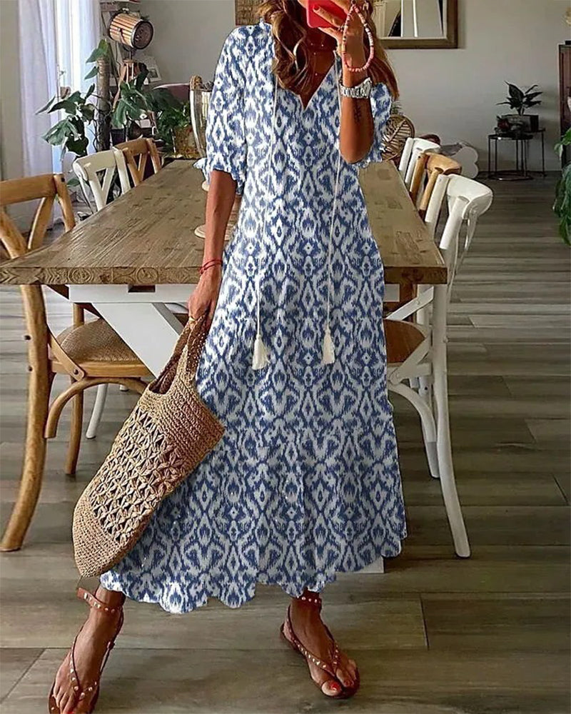 Dianna - Bohemian-Inspired Tummy-Covering Dress