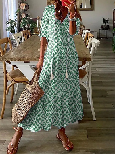 Dianna - Bohemian-Inspired Tummy-Covering Dress