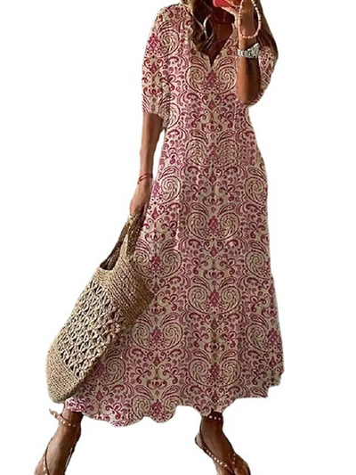 Dianna - Bohemian-Inspired Tummy-Covering Dress