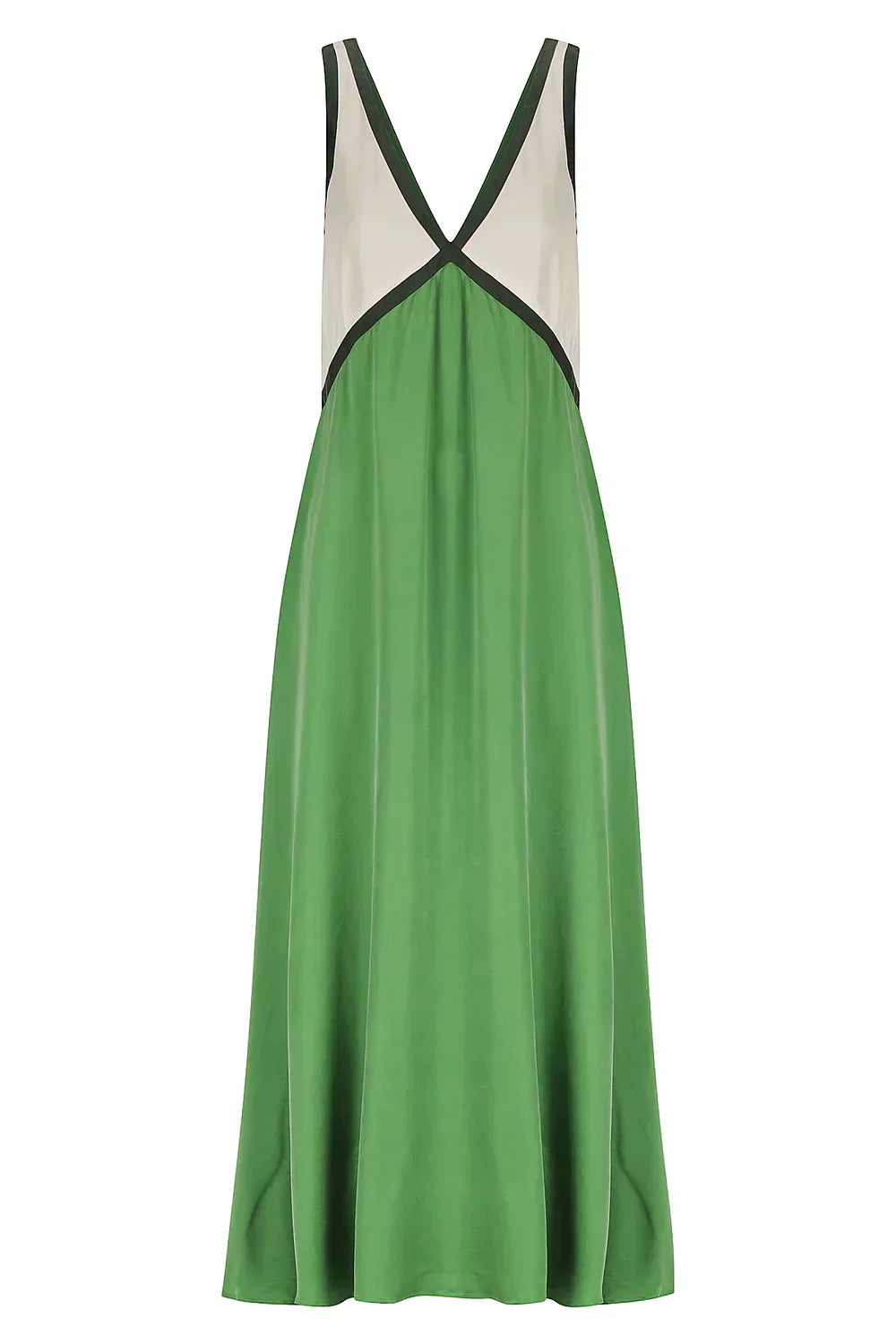 Jacquee - V-Neck Sleeveless Maxi Dress