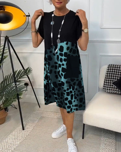 Livia™ | Women's Short Sleeves Midi Dress