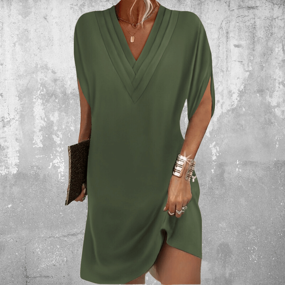 Amelia - Sophisticated High-Waisted Dress