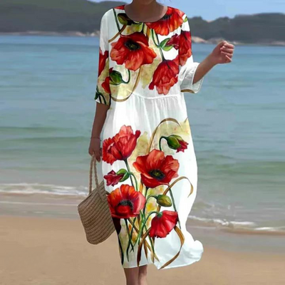 Melinda™ - Elegant Tummy Covering Dress
