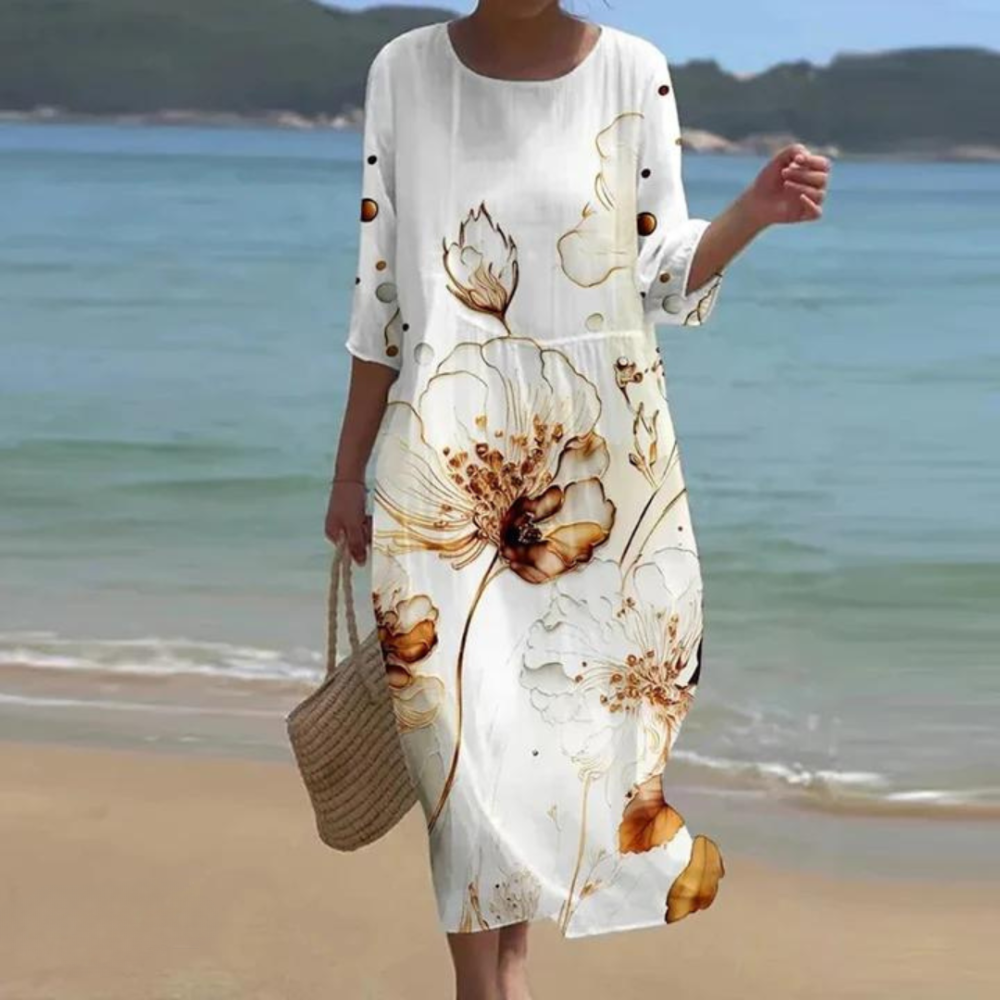 Melinda™ - Elegant Tummy Covering Dress