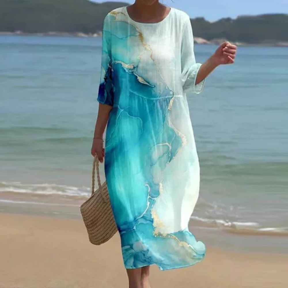 Melinda™ - Elegant Tummy Covering Dress