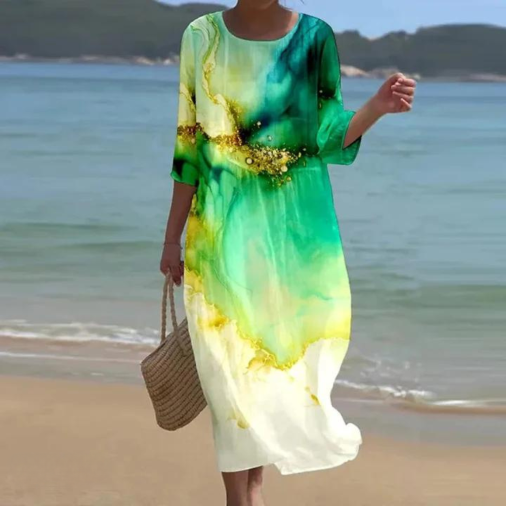 Melinda™ - Elegant Tummy Covering Dress