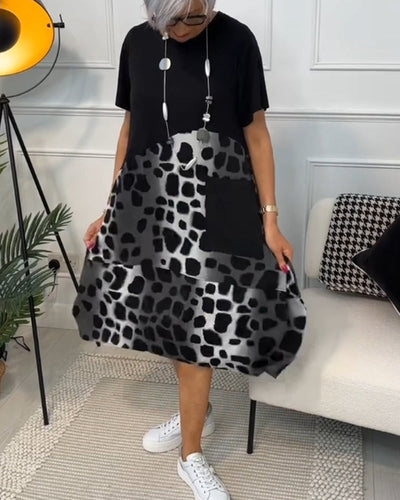 Livia™ | Women's Short Sleeves Midi Dress