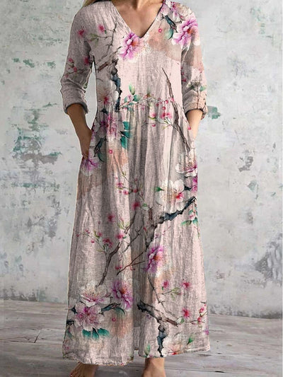 Kelly™ - Vintage floral maxi dress