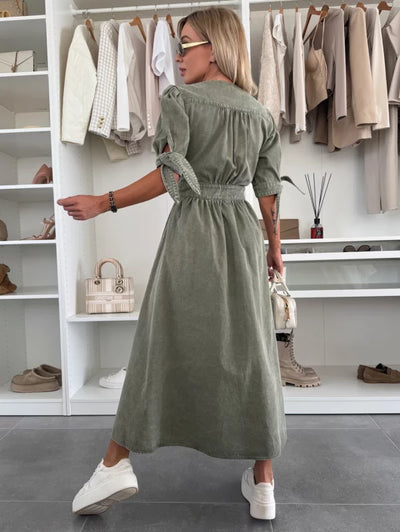 Theresa™ - Shimmering denim dress